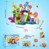 HOGOKIDS Friends Water Park Building Set, 911PCS Summer Fun Party