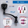 HEIGHTEN 518 Wheel Series 2.2 inches (56 mm) Reel Handle,