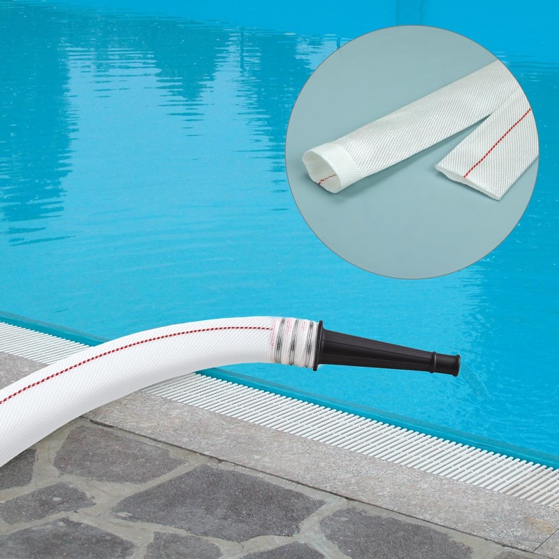 QWORK 2 Pack Backwash Hose 2" ID x 100 FT,