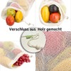 E-Know Vegetable Cotton Bags, Set of 11, Fruit and Vegetable