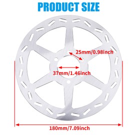 JINGKE Rear Brake Disc Rotor Disk for Motovox MBX10 MBX11 MBX12 97cc Mini Bike Baja Doodlebug Doodle Bug DB30 80CC TAOTAO ATD80A Parts