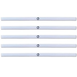 Lakeland Active - Skinny Gel Grip Headband (5 Pack) - White