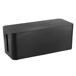 DIZLAS Cable Storage Outlet Box Power Strip Wire Storage Case (Black S (9.1 x 4.3 x 4.7 inches (23 x 11 x 12 cm))