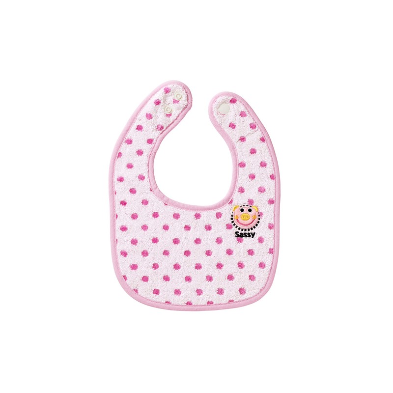 SASSY 4943169200248 Sassy Towel and Bib Set, Pink