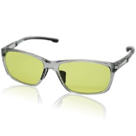 eight tokyo Sunglasses, Men's Sports, Blue Light Reduction, Glasses, UV Protection, Driving Use, (Sabae Manufacturer Project) IRUV1000-2102, clear/yellow