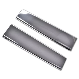 G-PLUS Fender Molding Trim Compatible with 81-88 Oldsmobile Cutlass Supreme/Salon,Front Lower Fender Molding Chrome Housing Pair 25530752 25530753