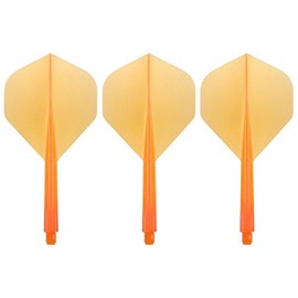 Darts Corner Condor Integrated Flight & Stem - Zero Stress - Standard - Medium Orange - 1 Set (3)