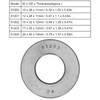 10Pcs Thrust Ball Bearing Single Direction Accessory Replacement Set Kit