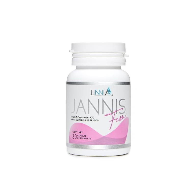 Linnia Suplemento Alimenticio Mujer Jannis Fem Cápsulas Aguaje Algas Marinas