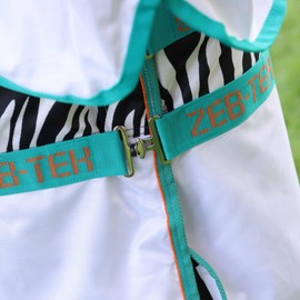 Shires Tempest Original Zebra ZEB-TEK Horse/Pony Fly Combo Rug, 7.3, Zebprt
