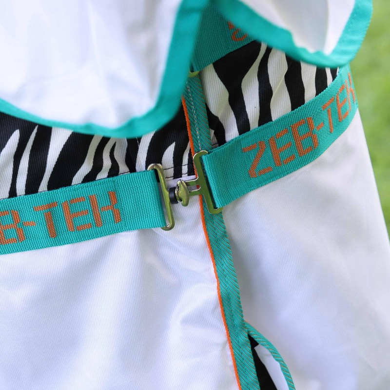 Shires Tempest Original Zebra ZEB-TEK Horse/Pony Fly Combo Rug, 7.3,