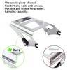 XFMT Motorcycles Chrome Detachable Two Up Luggage Rack Trunk Mount