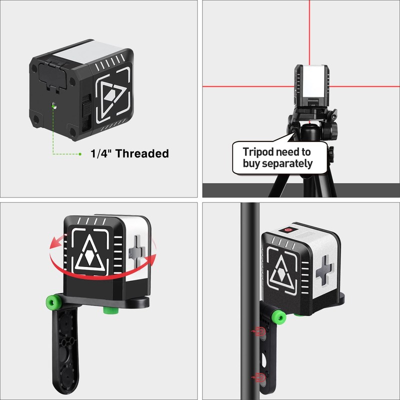 Laser Level 50 Feet, LEERCHUANG Self Leveling Laser Level for
