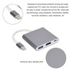 HC 04 Multifunction 3 in 1 Hub Type C to