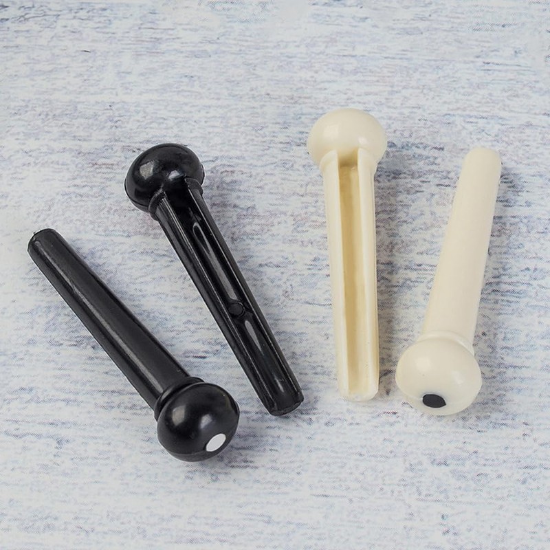 LIANHATA Bridge Pins for Acoustic Guitar End Pins 25 Pieces