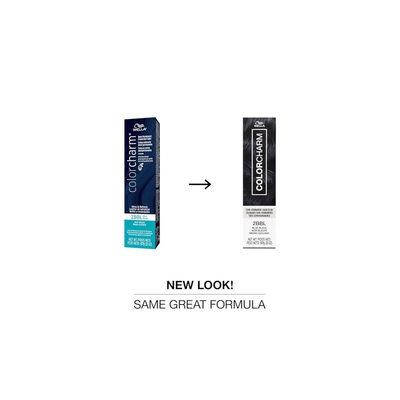 Wella Colorcharm Demi-Permanent 2BBL Azul Negro 2 oz
