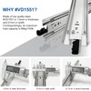 VADANIA 40" Heavy Duty Drawer Slide with Lock #VD1551, 150lb