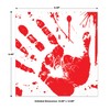 Beistle 8103 Bloody Handprints Luncheon Napkins, (16, Count), Red/White