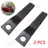 Mhanewv 2PCSSkid Steer Brush Cutter Cutting Blades for use with