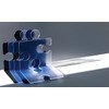 Han Puzzle CD Stand/Bookend, Sleek, Innovative And Very Stable Set