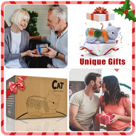 Cat Succulent Flower Plant Pots: Cute Planters for Outdoor Outside Office Decor Small Plants Cactus Live for Garden Home Desk Indoor – Plant Lovers Gifts for Mom/Women/Grandma