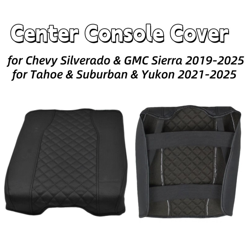 Unbranded Center Console Cover for 2019-2025 Chevy Silverado & GMC
