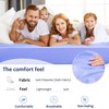 sourcing map Satin Fitted Sheet, Solid Silky 12" Deep Pocket