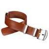 ADDIESDIVE Military Leather Watch Straps 20 mm Retro Leather Strap