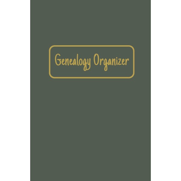 Genealogy Organizer Book - Family Tree Forms - Minimalist Design: