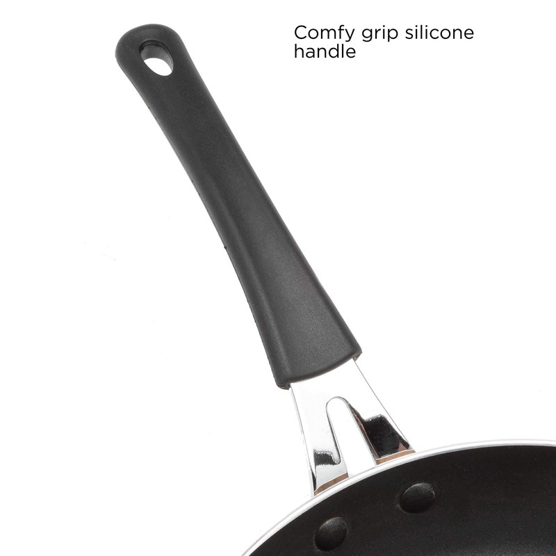 Ecolution Impressions Hammered Nonstick Frying Pan, Dishwasher Safe Cookware with