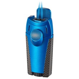 Visol Meru Dual Torch Flame Refillable Gas Lighter (Shipped Without Butane)