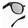 Ijipiji Sunglasses, Light Color, #E Model, Square, black/light grey