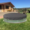 Bitubi 9-10 Ft Steel Round Stock Tank Pool Cover,Upgraded with