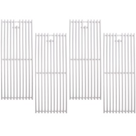 2025 4 Pc 18 x 7-3/8 Upgrade Heavy Duty Cast Shot Blasting Stainless Steel 5/16 Rod BBQ Cooking Grill Grates Replacement Parts for Blaze Grill 3, 4, 5 Burner Grill Models, AOG, RCS, Summerset Sizzler
