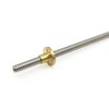 T8 Lead Screw, 250mm Tr8x2 Lead Screw, with Copper Nut