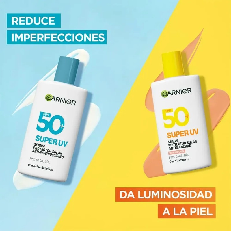 Garnier - Protector Solar Facial Garnier Super Uv Glow Fps50+