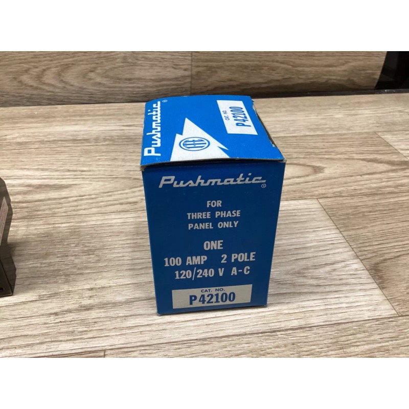 ITE Pushmatic P42100 Circuit Breaker 100A 2-Pole 120/240V NOS #14F85PR6*CO