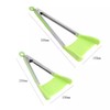 MY DEVELOPMENT Multi-Functional Silicone Tongs Non-Stick | Stainless Steel 2-in-1