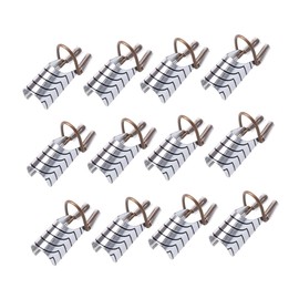 Beavorty 15pcs Reusable Metal Nail Mold Tips for Nail Art Aluminum Finger Cover for Gel Extensions Accurate Forms for Salon Home Manicure Silver
