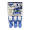 Towa Sangyo Neosul Double Spring Clothespins Wide Rod Pinch White/Blue