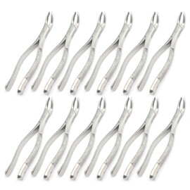 OdontoMed2011 Set Of 12 Dental Extracting Forceps #17 Dental Extraction Instruments ODM