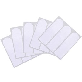 5 Sheets French Manicure Nail Art Stickers Strips,240pcs Self-Adhesive Nail Sticker Tips Guide Decals for Manicure Decoration,Moon Shape