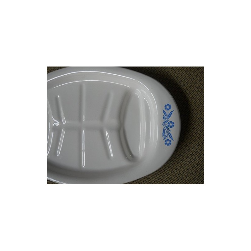 Corningware Corning Ware Blue Cornflower Meat Platter/rack
