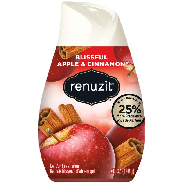 Renuzit Air Freshener, Apple and Cinnamon, 7 Ounce