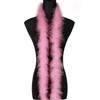 wangruida 2 Yards 20g Pink Fluffy Marabou Feather Boa for