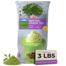 MOCAFÉ Matcha Green Tea Latte Powder Mix - Instant Cafe-Style Drink