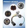 Wujexuhe 92480-A9020 Socket & Wire Tail Light Harness Fit for