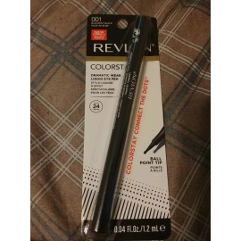 Revlon Colorstay Dramatic Wear Liquid Eyeliner Pen ~001 Blackest Black~ NEW
