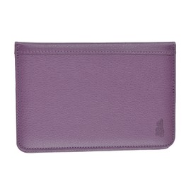 Belle Donne Passport Wallet, RFID Wallet, Passport Cover PU Leather Travel Documents Holder - Purple Wallet Passport Card Holder Wallet