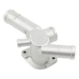 Roneeson Engine Coolant Outlet Flange Aluminium Thermostat Housing for VW Golf 2.0L 1999-2006, Jetta 2.0L 1999-2006